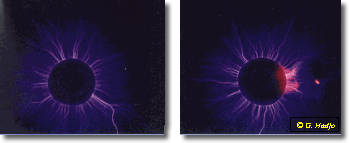 Image Kirlian - (c) Georges Hadjo